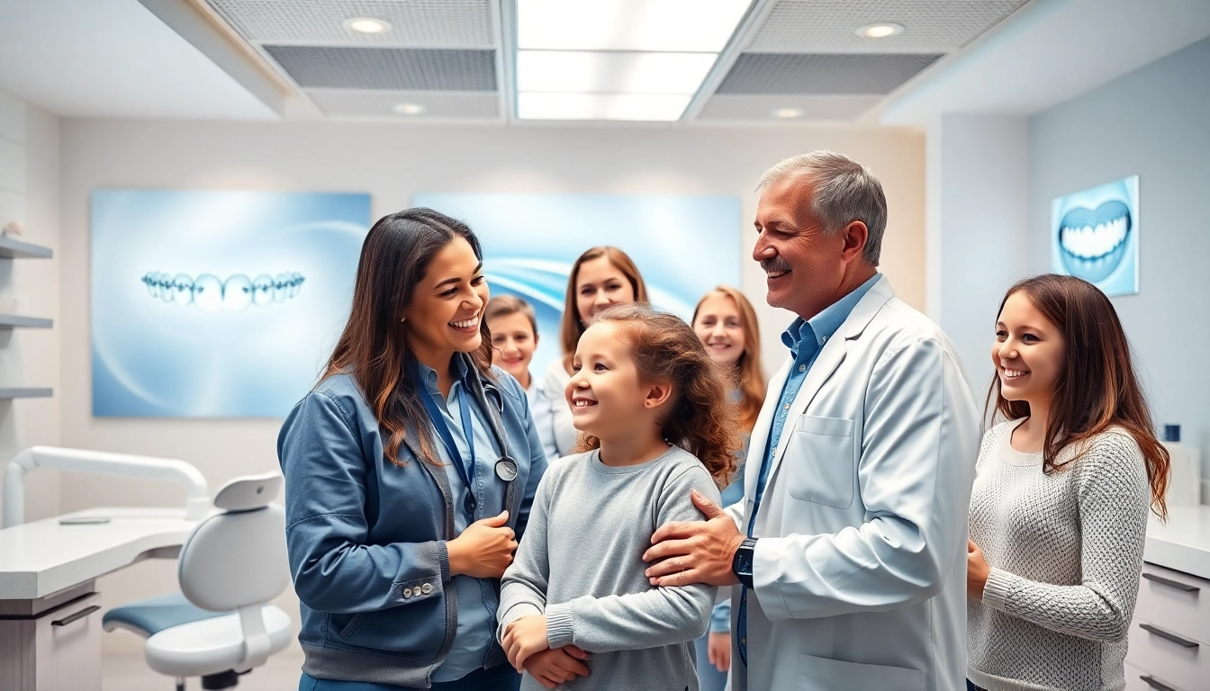 Orthodontist Myrtle Beach providing consultation to a child in a bright clinic.